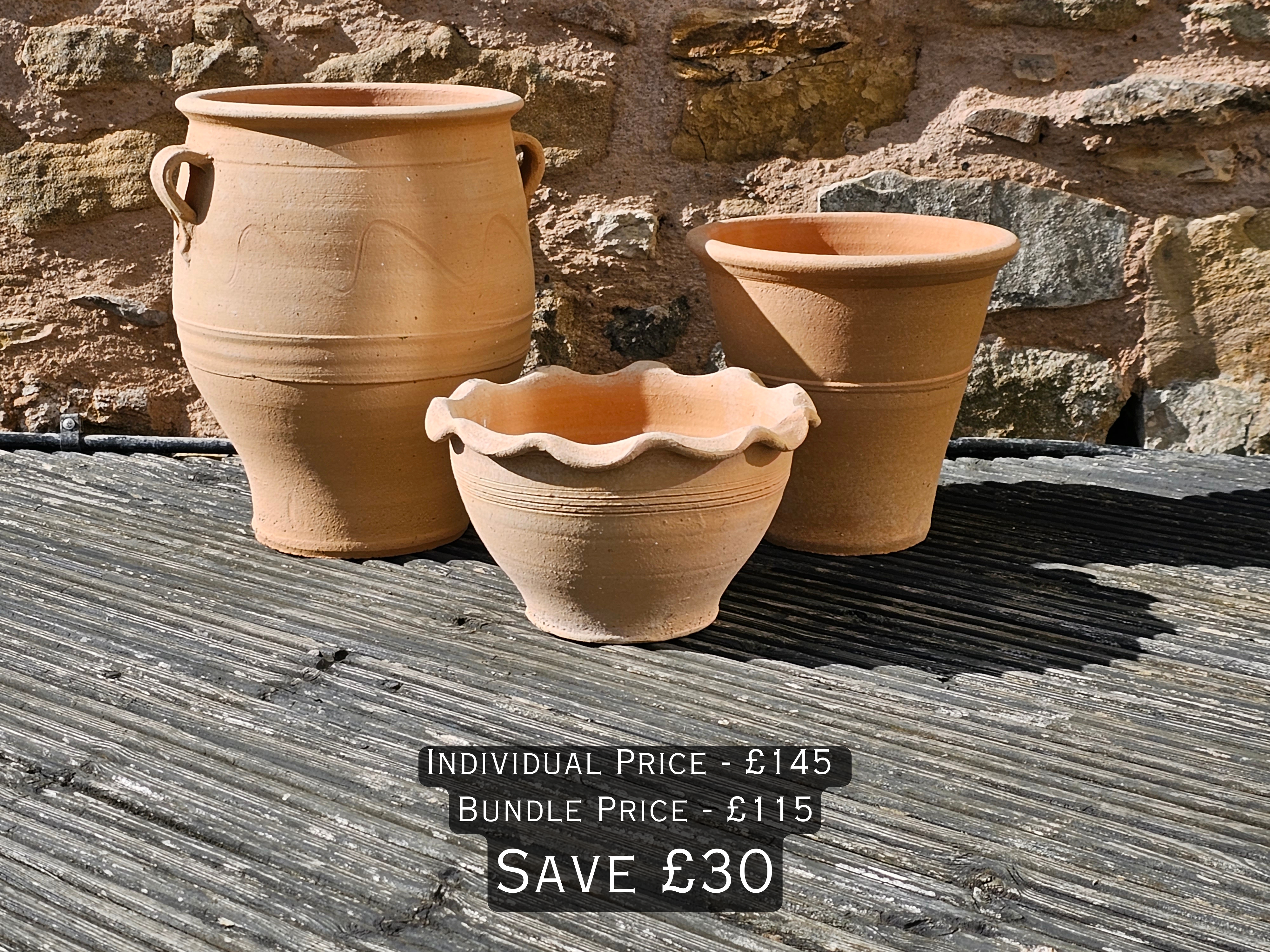 Pitharaki, Kaspo, Monahou cretan terracotta pots