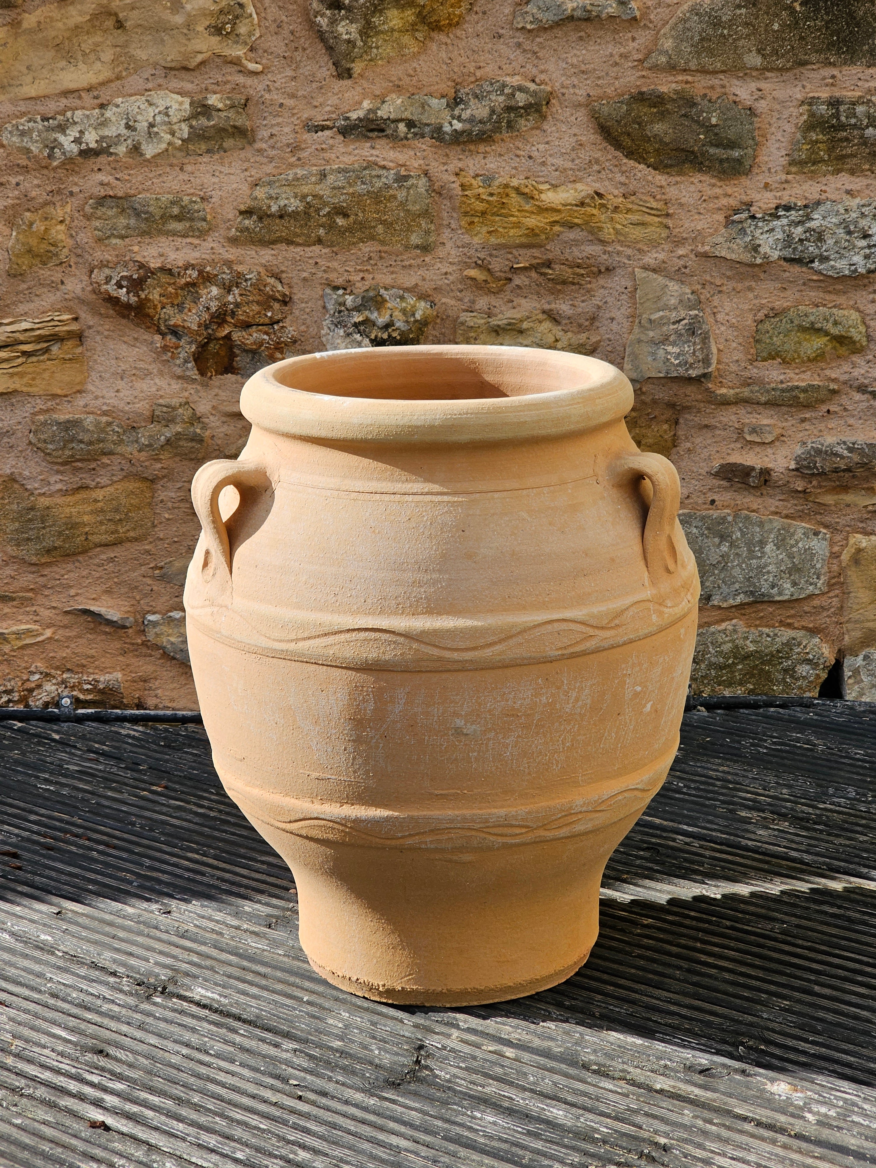 cretan terracotta pot