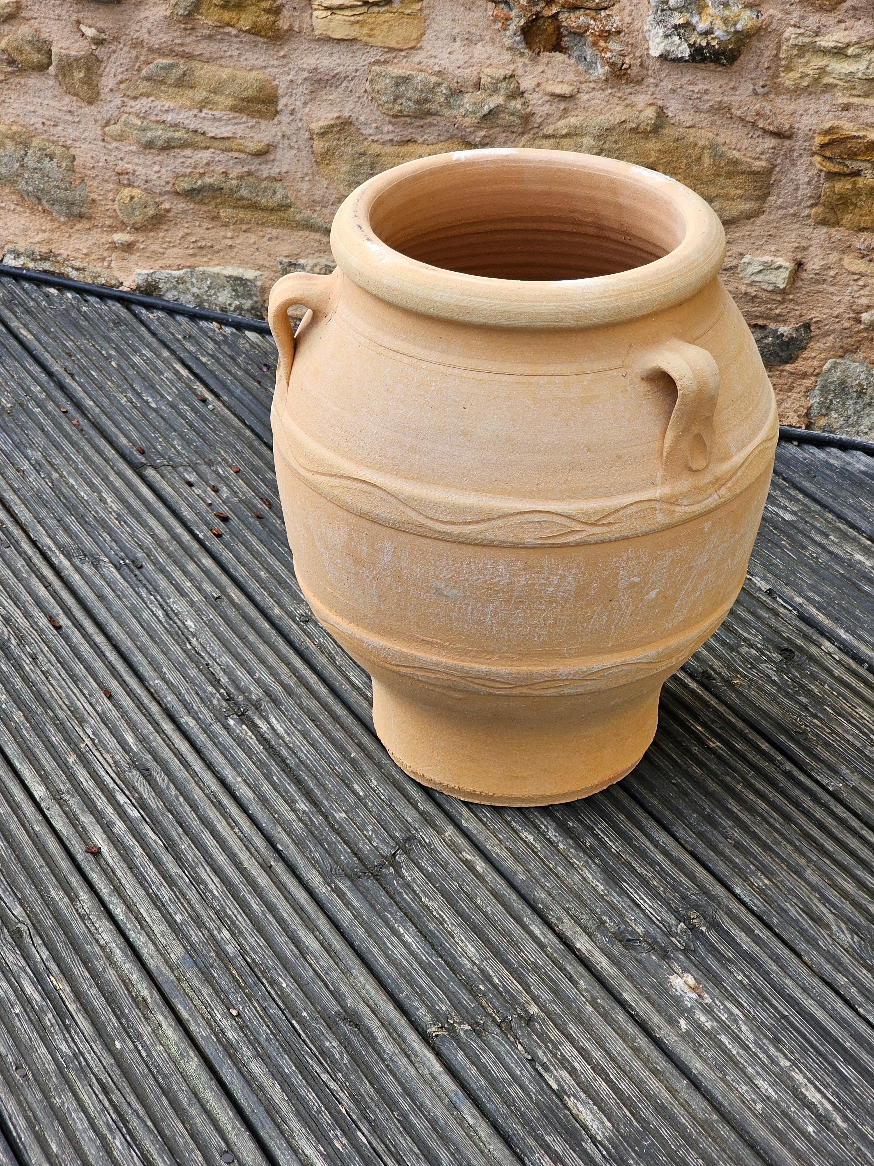 cretan terracotta pot