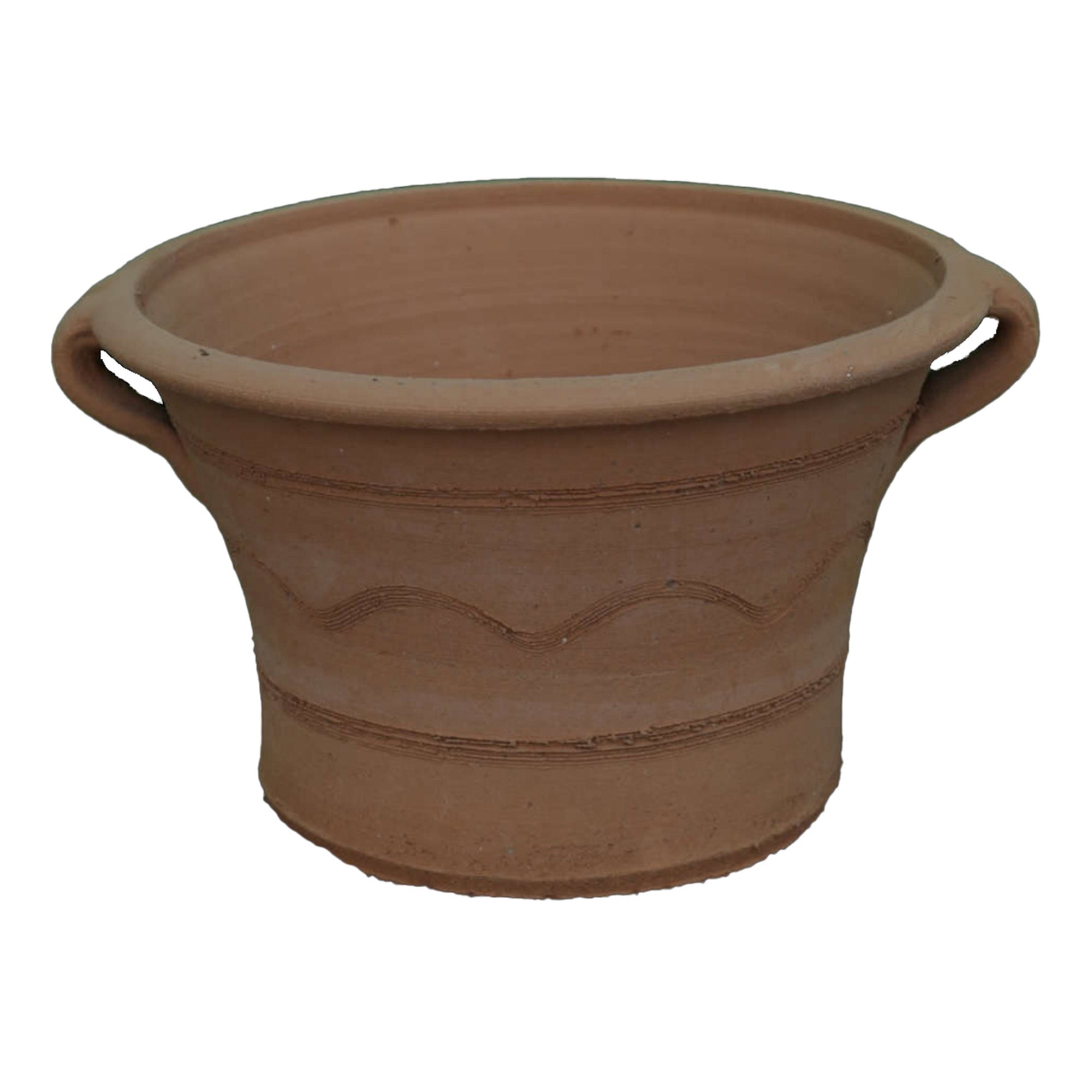 hand thrown terracotta plant pots Nikos - Handmade Cretan Terracotta Pots - 20x33cm