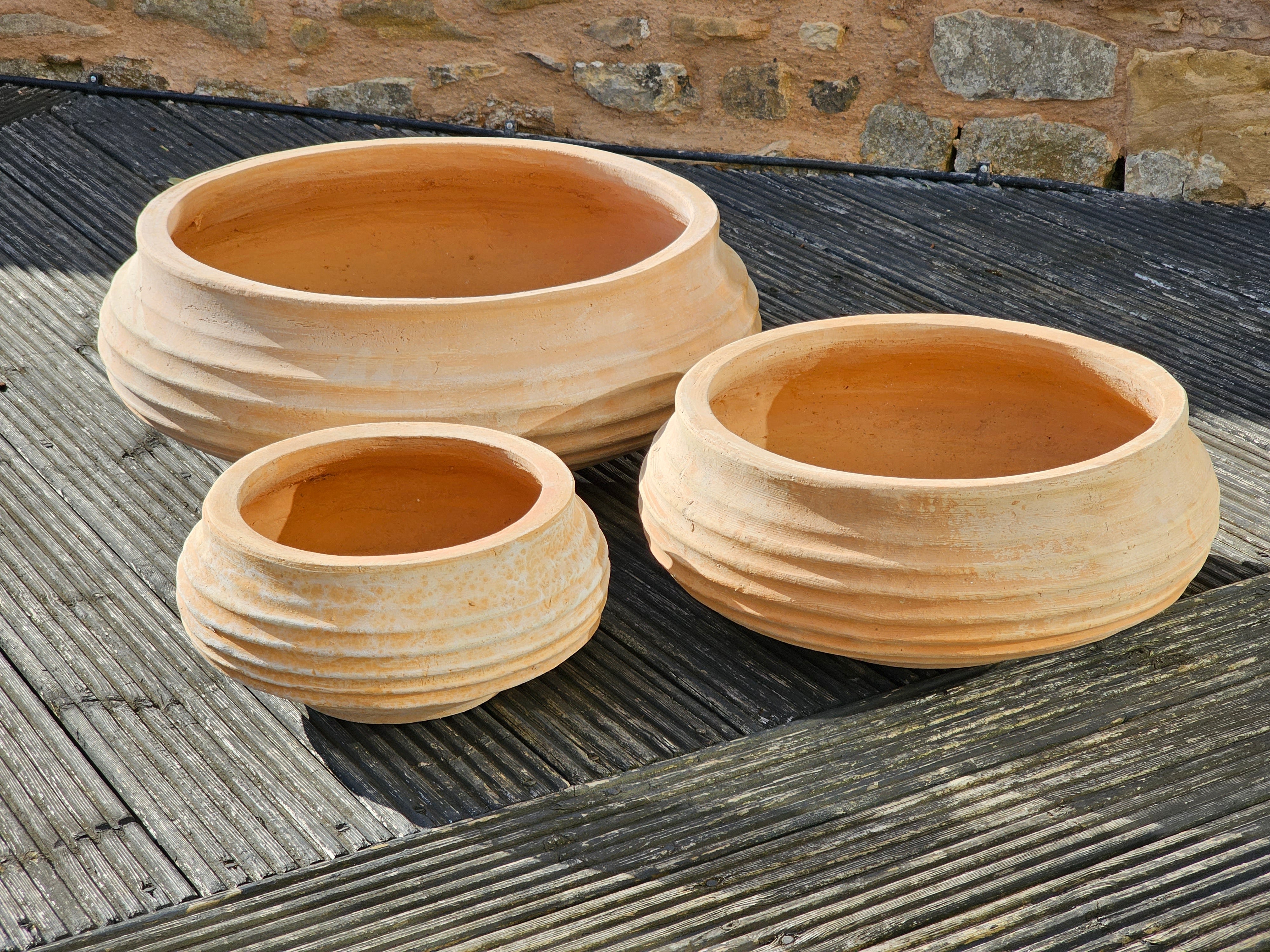 cretan terracotta pots
