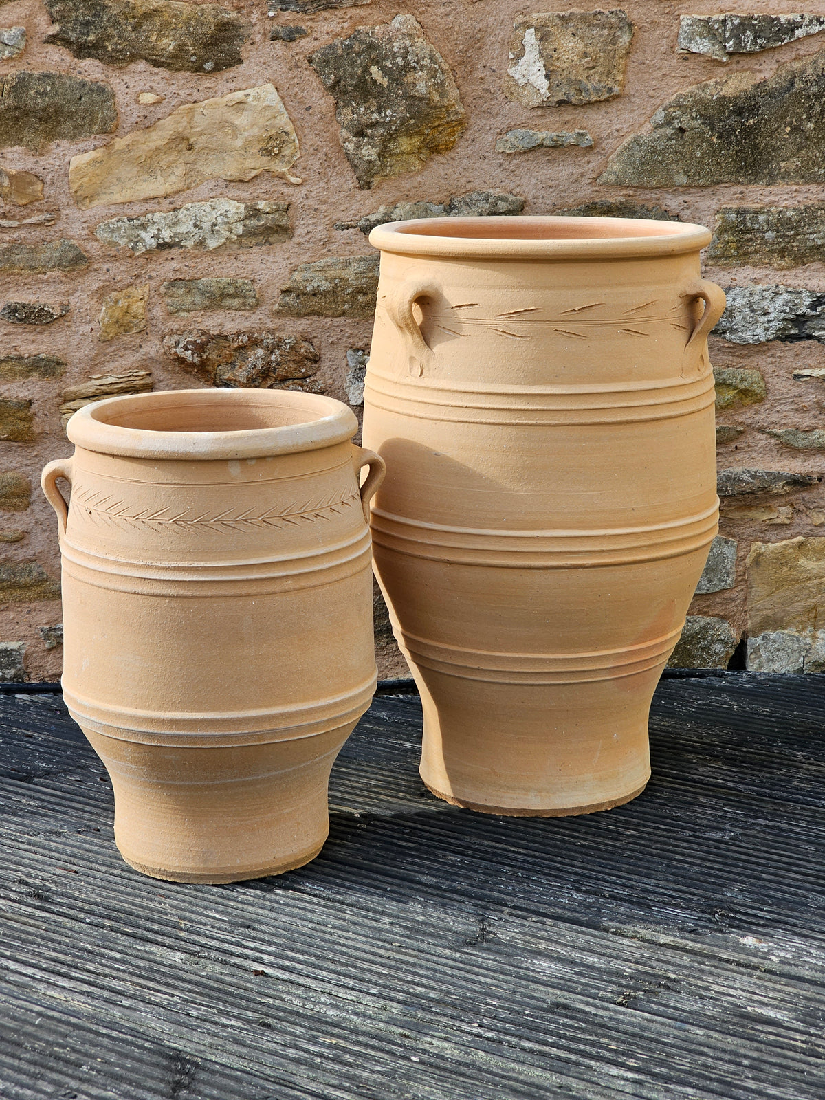 Pithari - Handmade Cretan Terracotta Pot - Available in 5 sizes ...