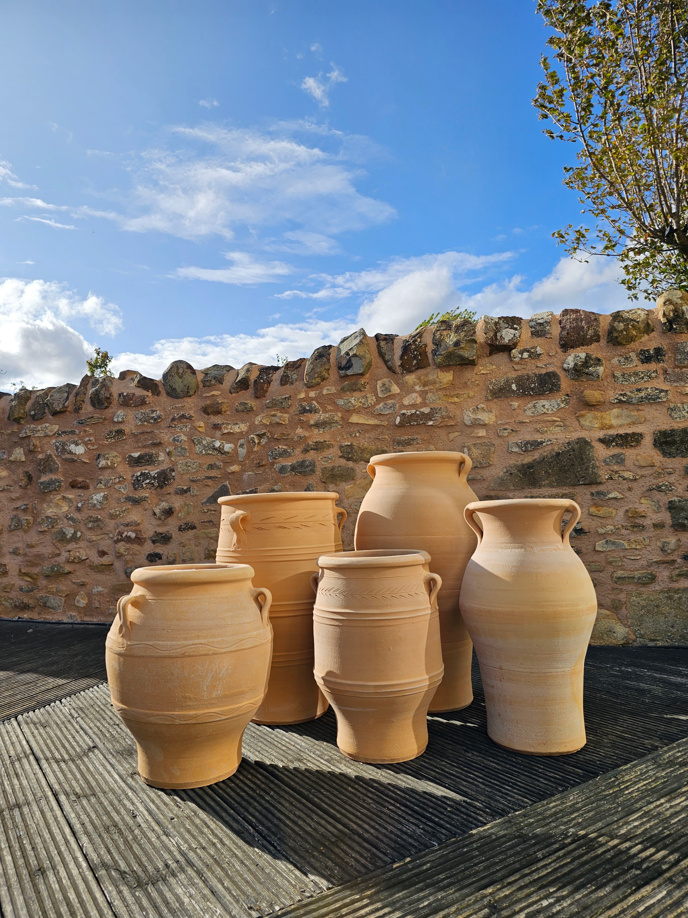 Pithari - Handmade Cretan Terracotta Pot - Available In 5 Sizes 